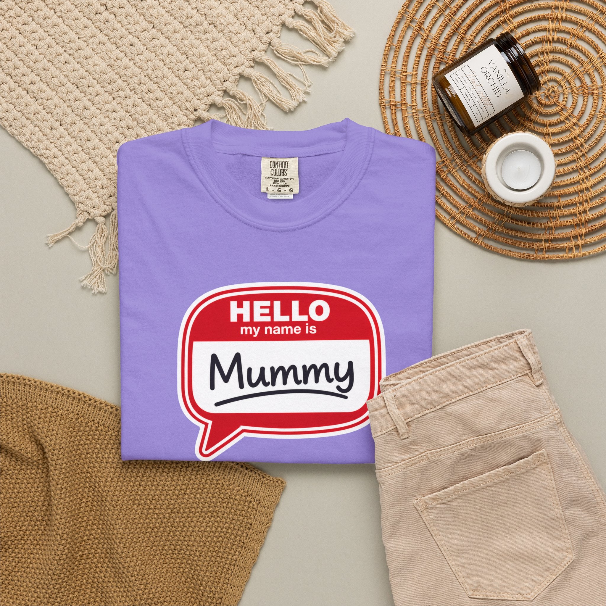 Hello My Name Is Mummy T-Shirt