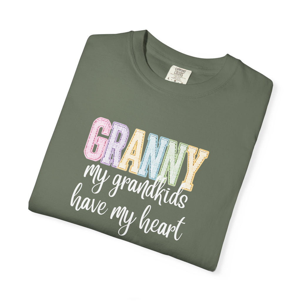 Granny My Grandkids Have My Heart T-Shirt — Grandma Gift, Mother's Day Tee