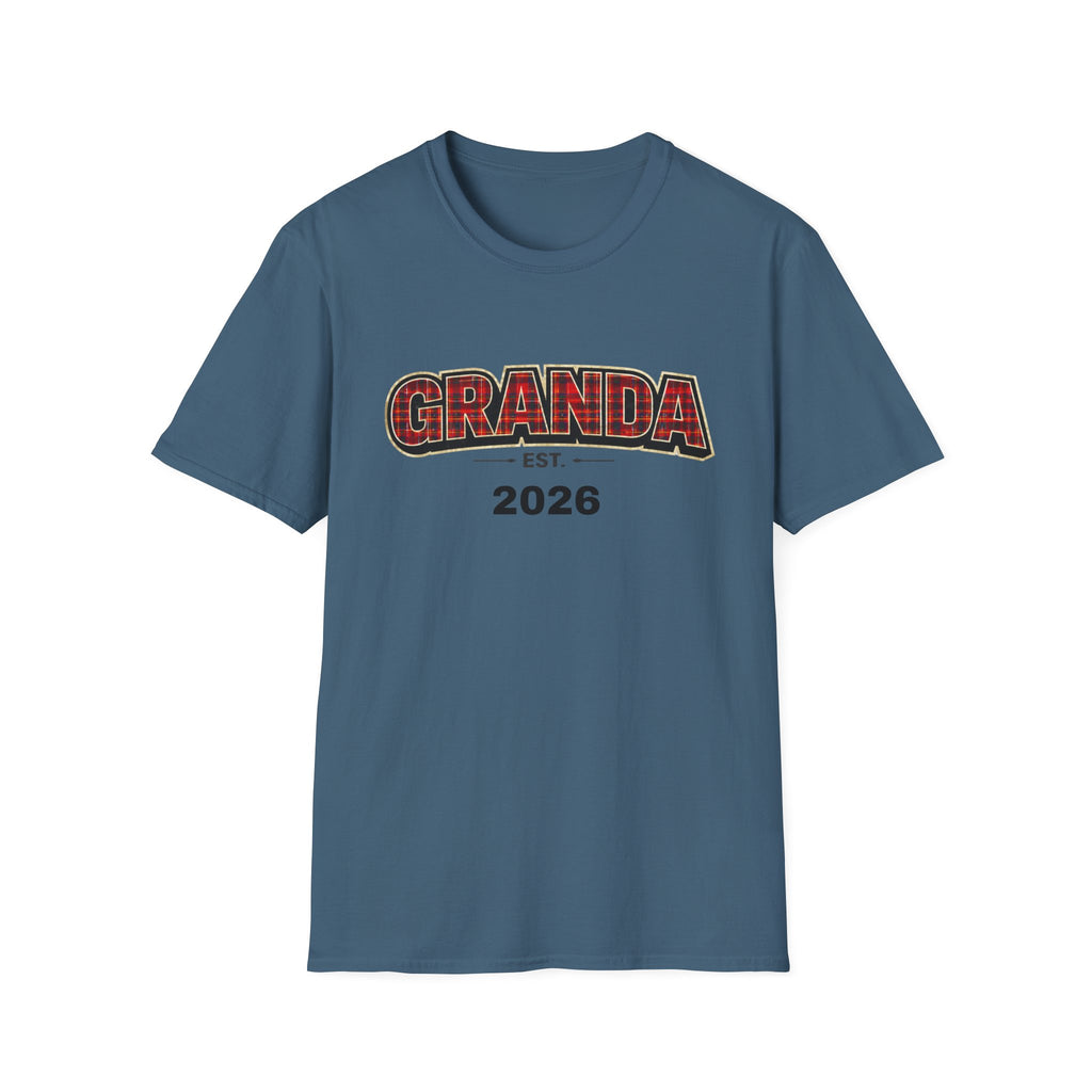 GRANPA Tartan Est- Personalised T-Shirt