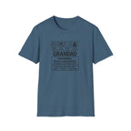 Funny Grandad T-Shirt — Spoils Grandchildren, Loves Biscuits & Hugs