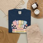 Grans Club Rules T-Shirt — Cute Floral Grandma Shirt, Funny Grandmother Gift for Mother's Day