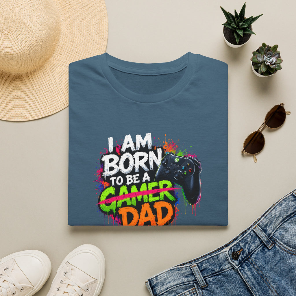 "I Am Born To Be A Gamer Dad" T‑Shirt
