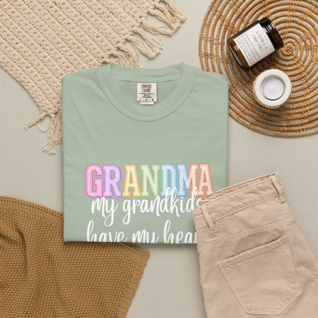 GRANDMA My Grandkids Have My Heart Tee