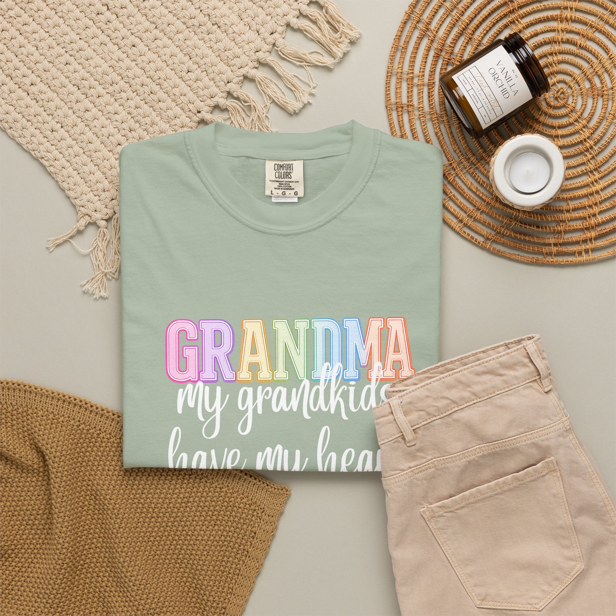 GRANDMA My Grandkids Have My Heart Tee