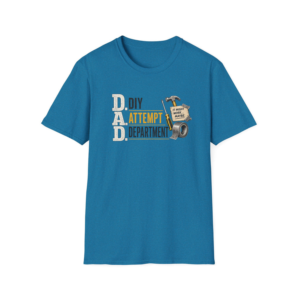 DIY Attempt Department T-Shirt — 'D.A.D. DIY Humour Tee