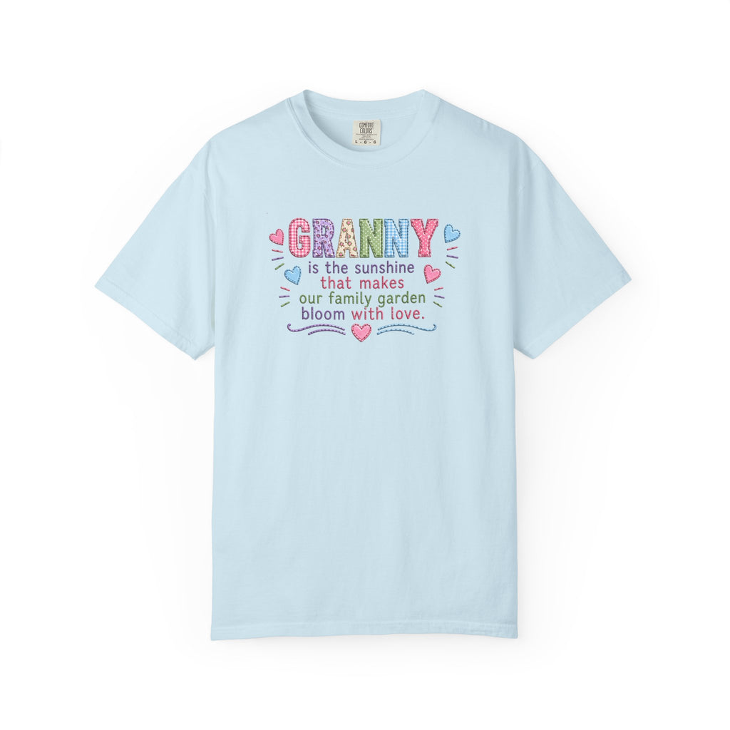 Granny Floral Tee — "Granny is the sunshine that makes our family garden bloom with love"
