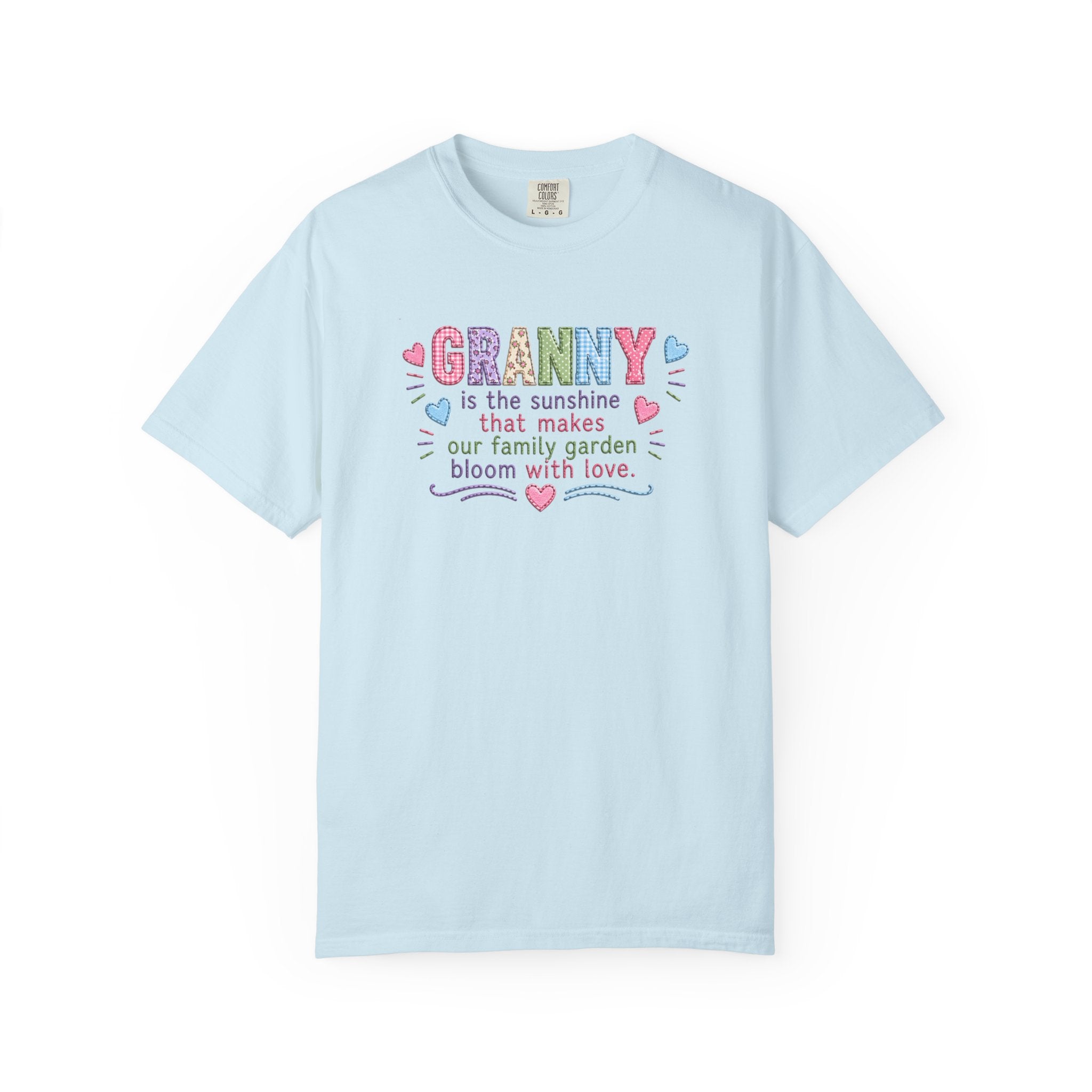 Granny Floral Tee — "Granny is the sunshine that makes our family garden bloom with love"
