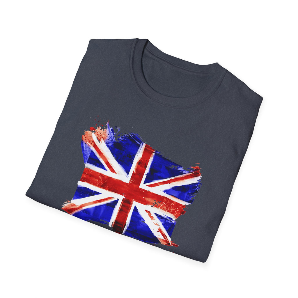Union Jack Paint Brush UK Flag T-Shirt — British Pride Graphic Tee