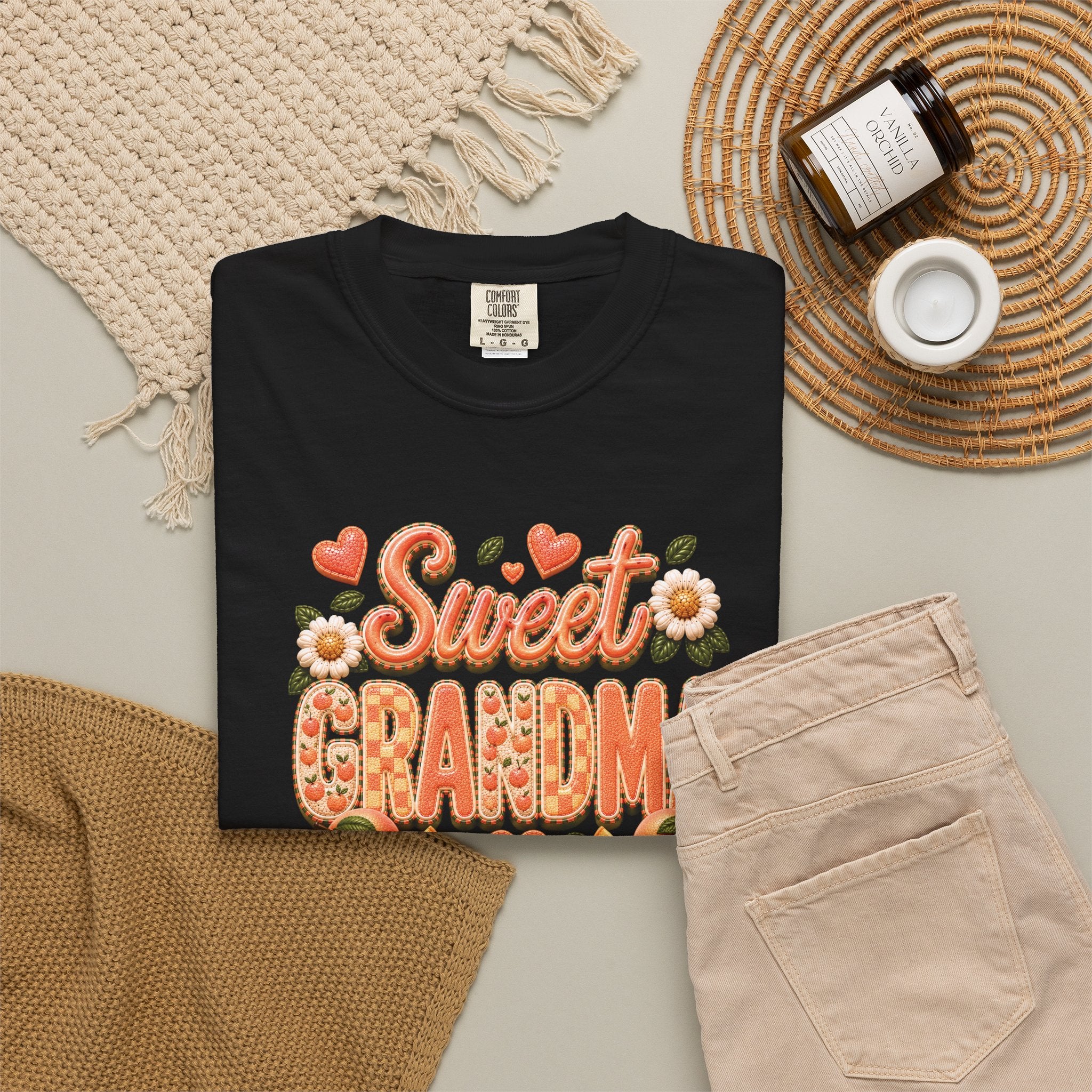 Sweet GRANDMA Peach Tee