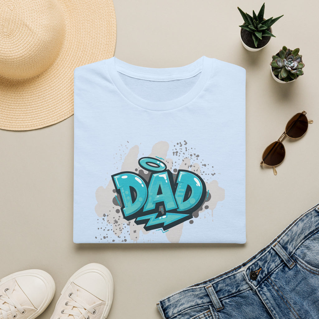 Dad Blue Graffiti T-Shirt