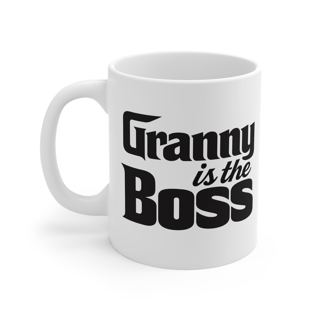 Granny Is The Boss Mug – Funny Grandma Coffee Cup, Gift for Nana & Grandmother