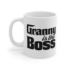 Granny Is The Boss Mug – Funny Grandma Coffee Cup, Gift for Nana & Grandmother