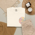 T-Shirt — "Gran Club" Retro Floral Badge Tee