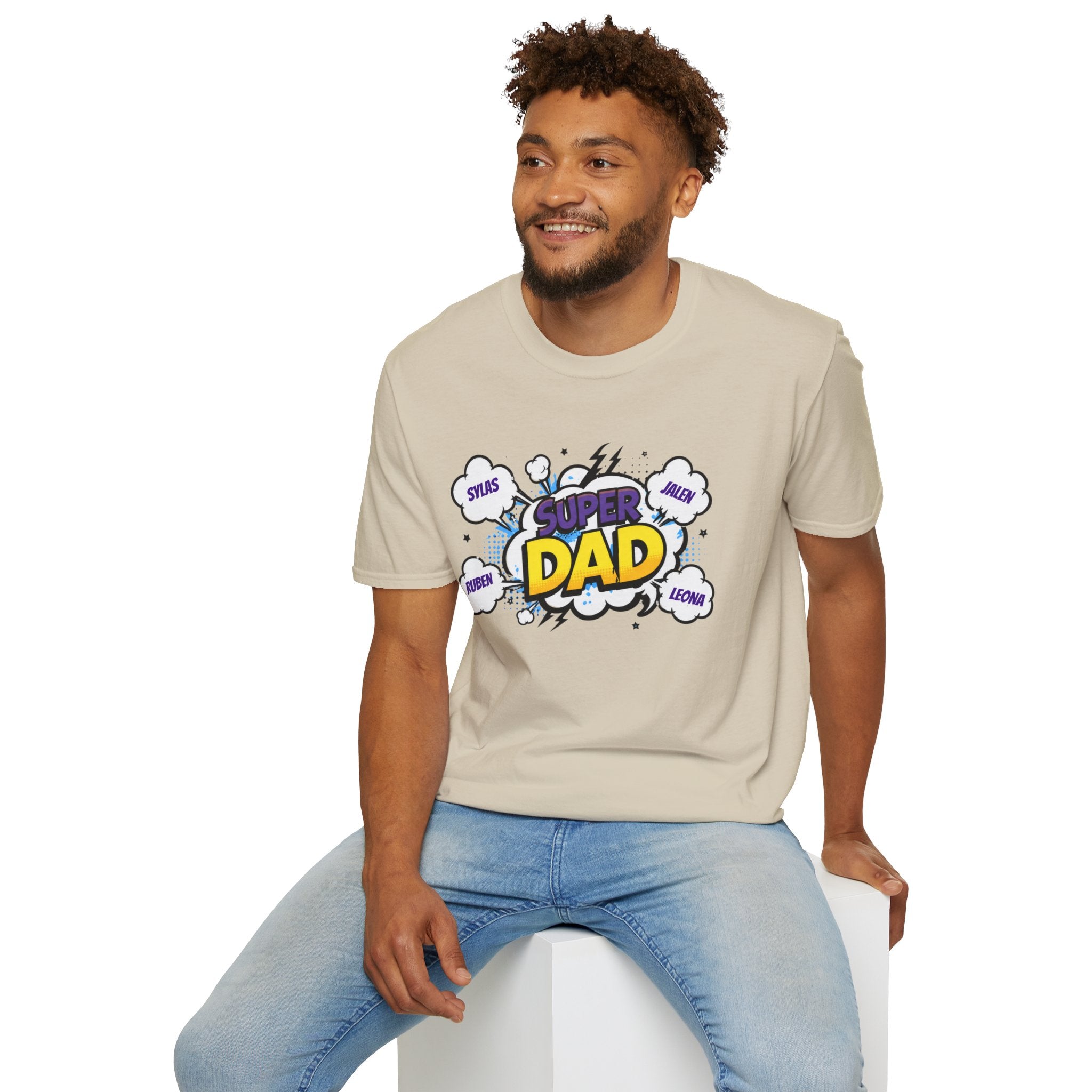 Super Dad Comic Graphic T-Shirt — Father’s Day Gift Tee
