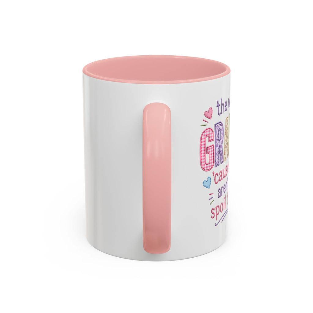 Grandma Coffee Mug — 'All Kids Need More Spoiling' Grandma Accent Mug (11/15oz)
