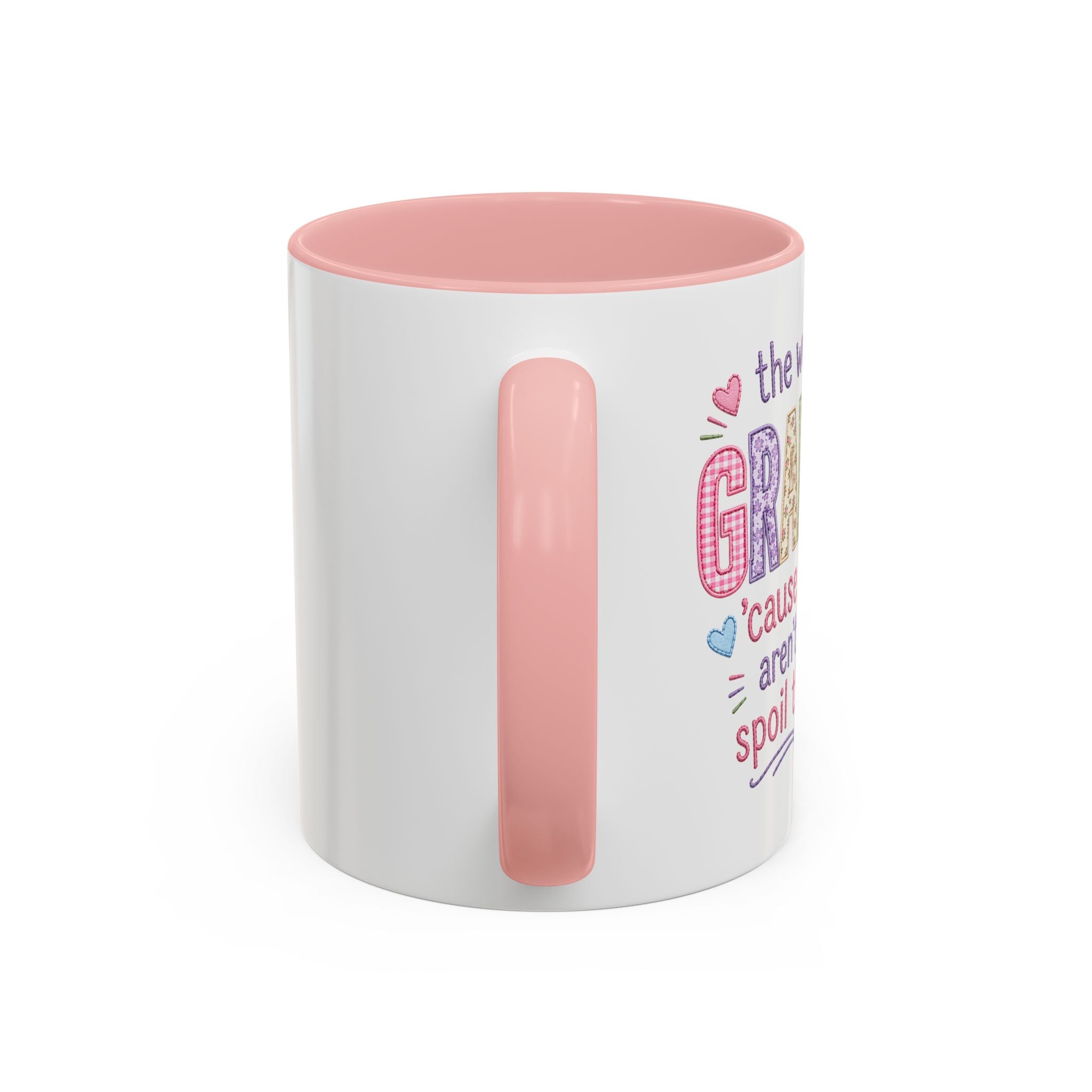 Grandma Coffee Mug — 'All Kids Need More Spoiling' Grandma Accent Mug (11/15oz)