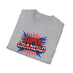 Super Grandad Union Jack/England themed Comic-Style T-Shirt