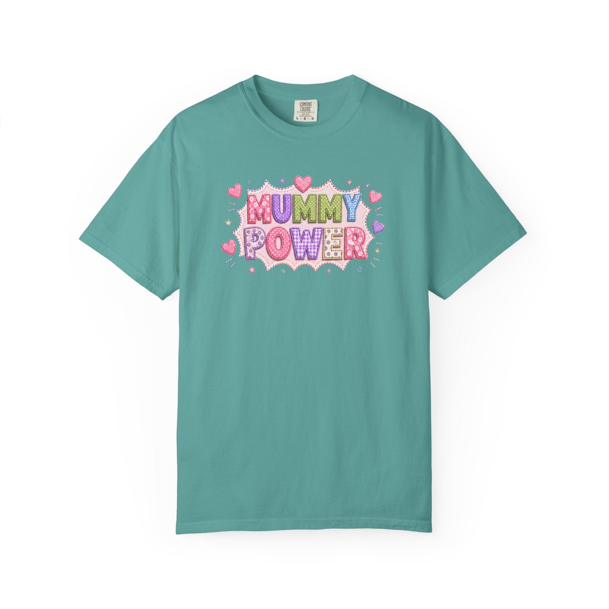 Mummy Power T-Shirt — Cute Pink Heart Mother's Day Tee