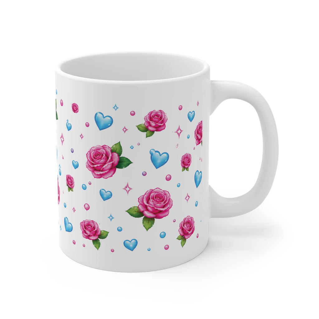 GRAN Floral Name Mug — Personalised