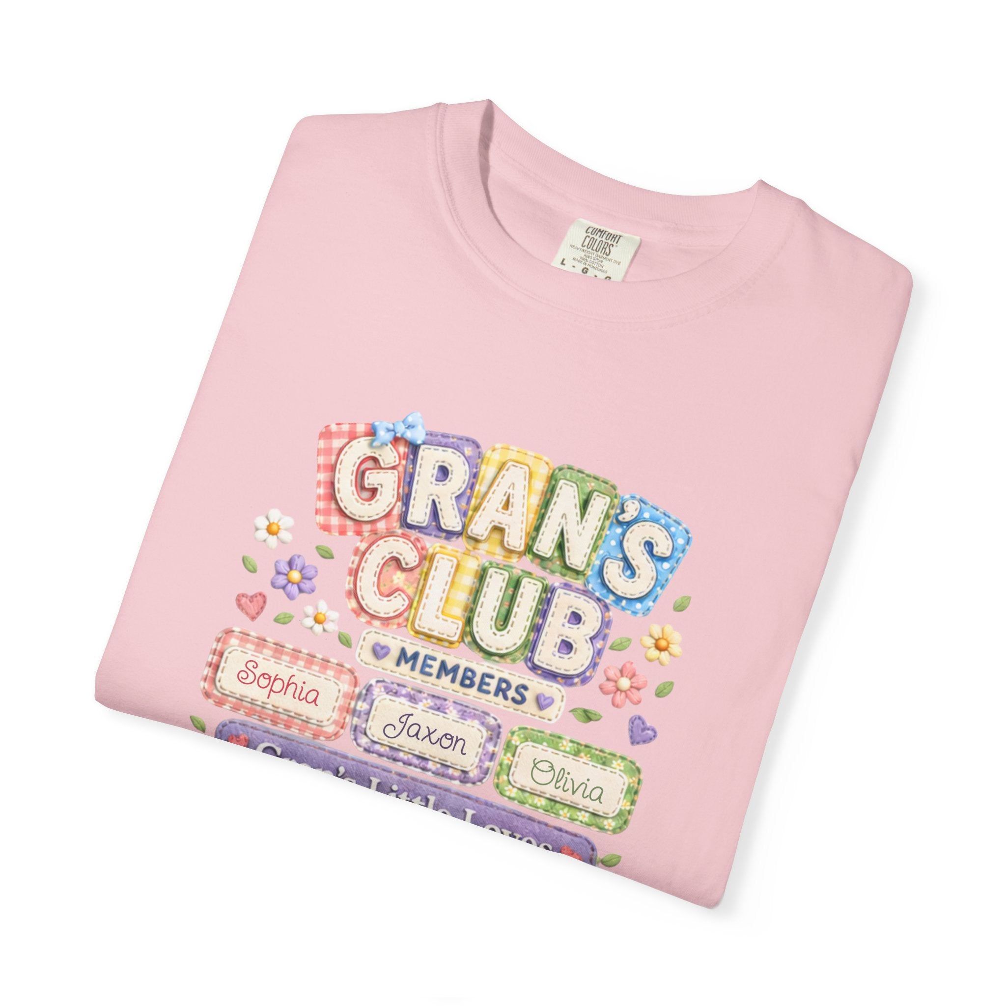 Grans Club T-Shirt – Personalized ‘Grans Club’ Family Names Tee
