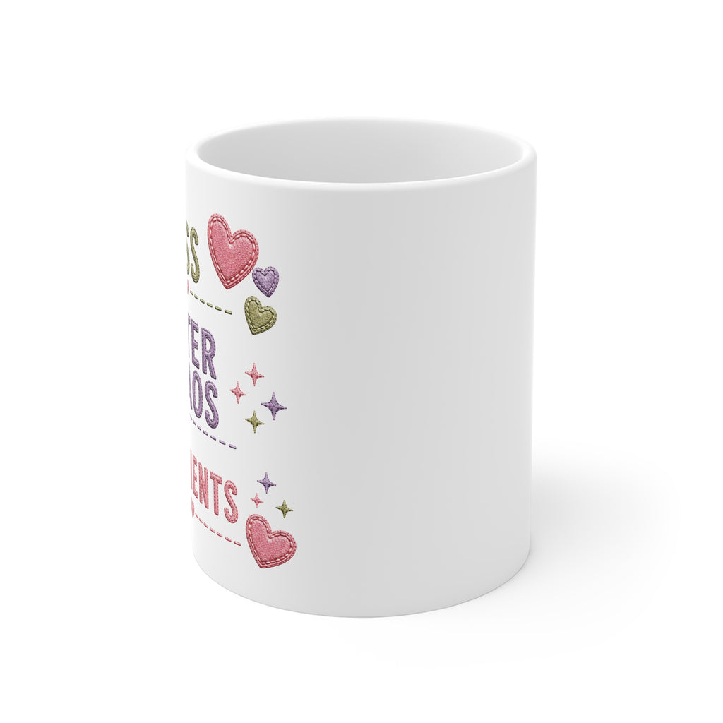 Mug — M.U.M. "Mess, Utter Chaos, Moments" Cute Heart Coffee Mug for Moms