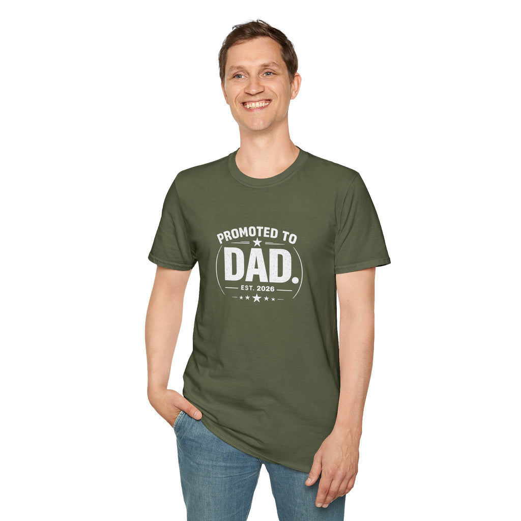 Promoted to Dad Est. 2026 T-Shirt