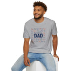 You Had Me At Dad T-Shirt — Fathers Day Gift Tee with 'Dad' Typography