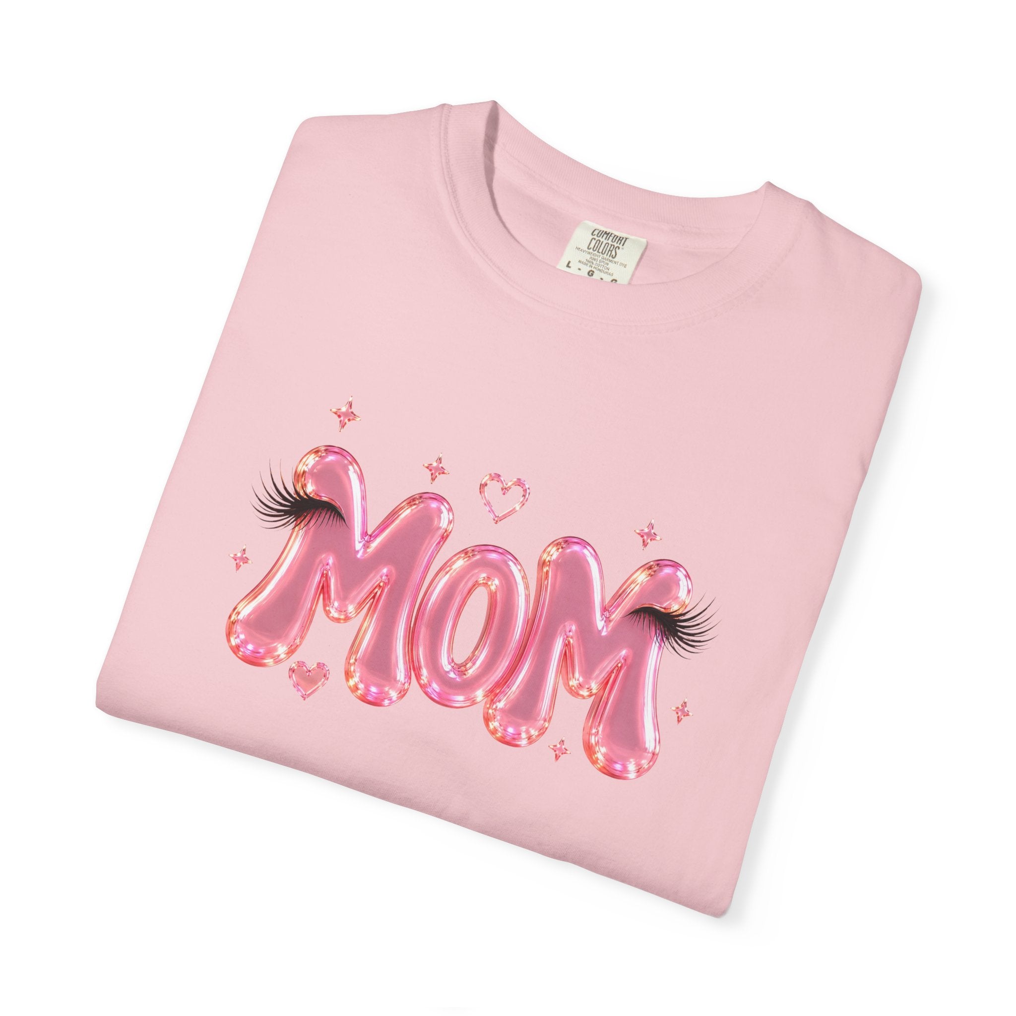 MOM Pink Balloon Eyelashes T-Shirt