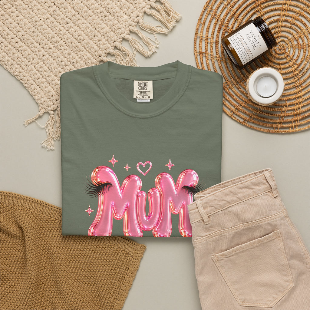 MUM Pink Balloon Eyelashes T-Shirt