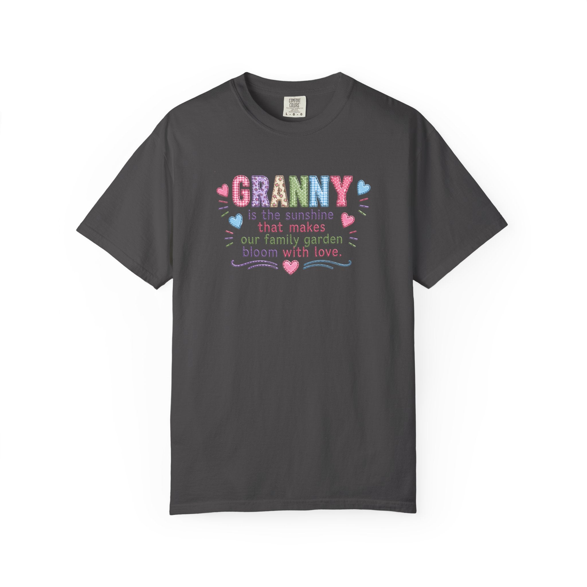 Granny Floral Tee — "Granny is the sunshine that makes our family garden bloom with love"