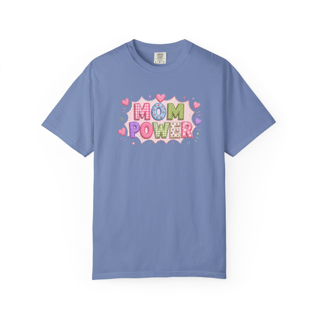 Mom Power T-Shirt — Cute Pastel Heart Mother's Day Tee
