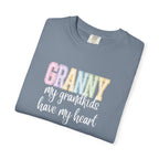 Granny Pastel Rainbow T‑Shirt — Retro Block Letter Grandma Tee