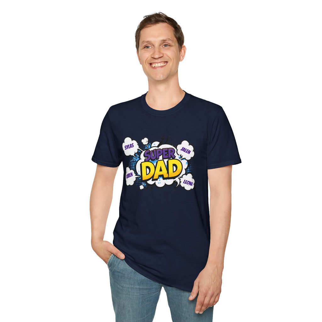 Super Dad Comic Graphic T-Shirt — Father’s Day Gift Tee