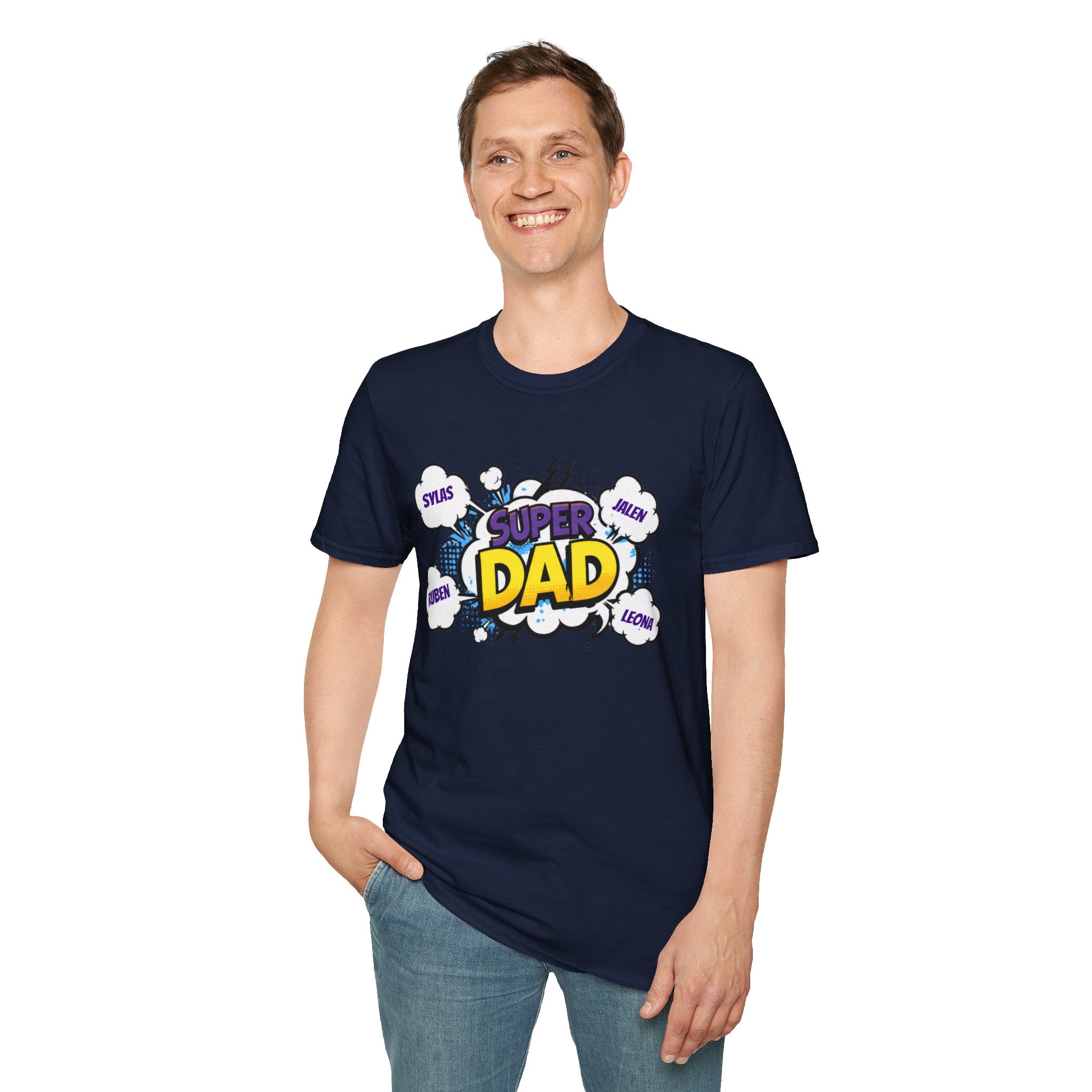 Super Dad Comic Graphic T-Shirt — Father’s Day Gift Tee