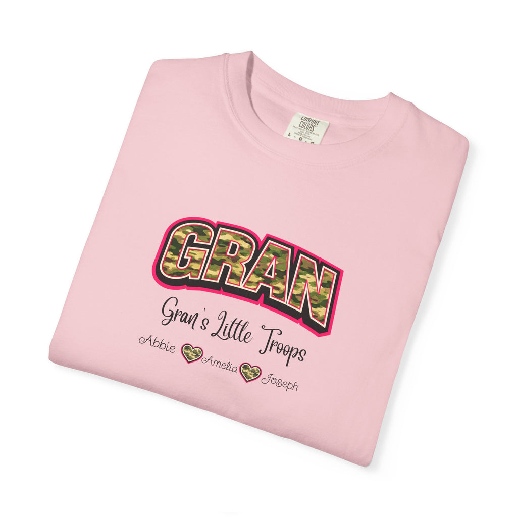 Gran Grandma T-Shirt — "Gran: Good a Little Trouble" Vintage Floral Tee