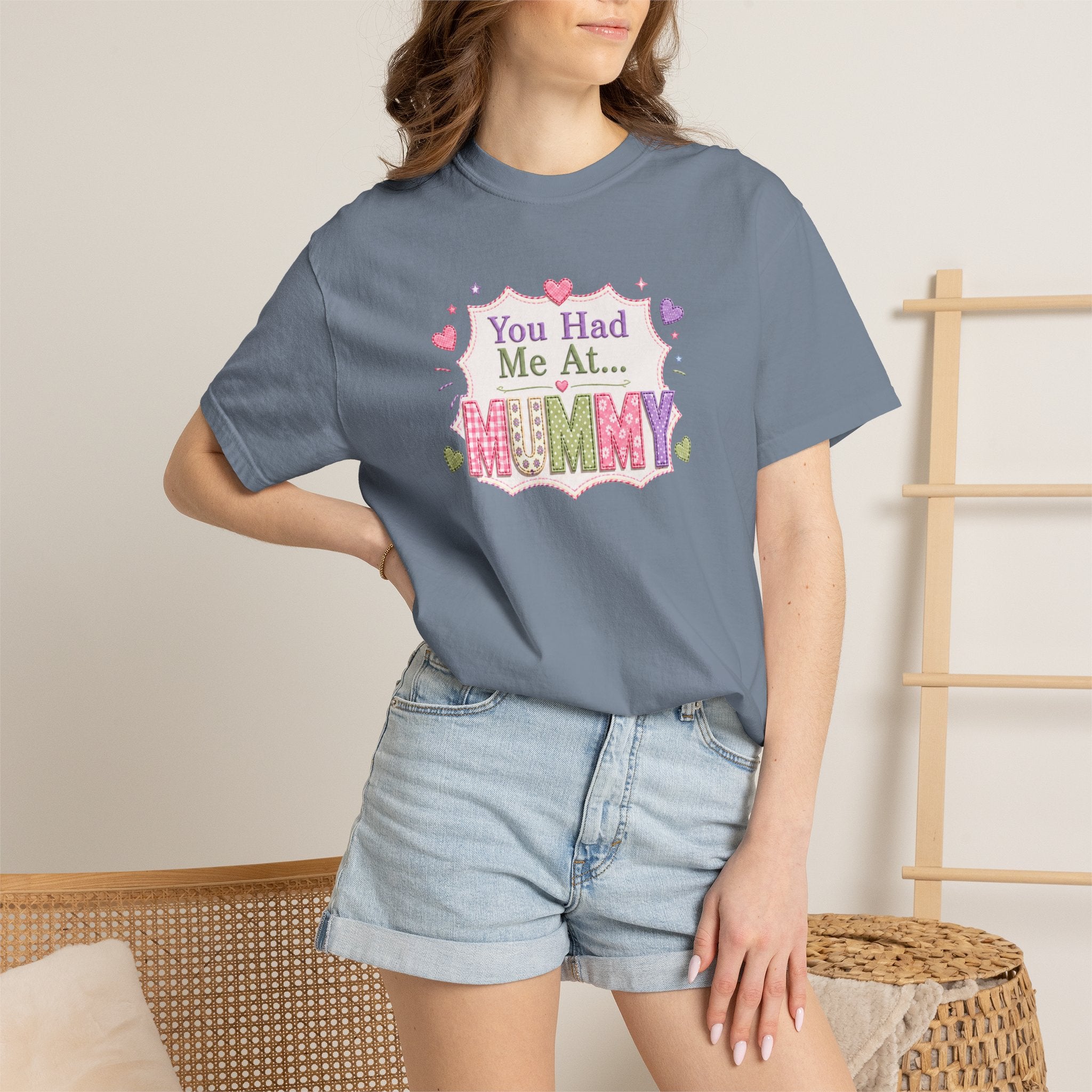 You Had Me At... Mummy T-Shirt — Cute Pink Kids/Parent Tee for New Mums, Mother's Day Gift