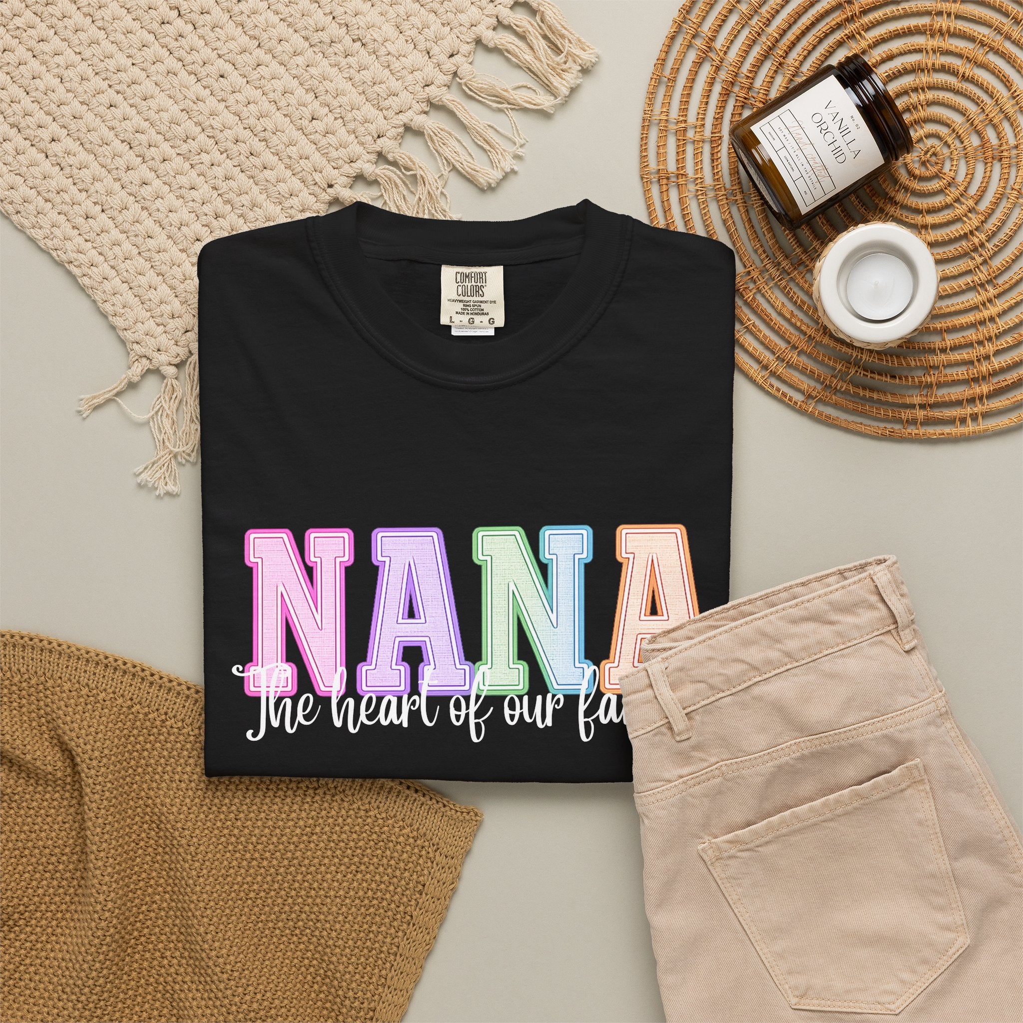 NANA The Heart of Our Family Tee