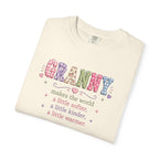 Granny Floral Graphic T-Shirt — "Granny makes the world a little softer, a little kinder, a little warmer"