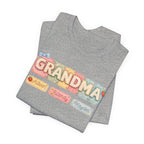 Grandma Floral Retro Tee — "Grandma" Names Design (Aileen • Wendy • Peyton)