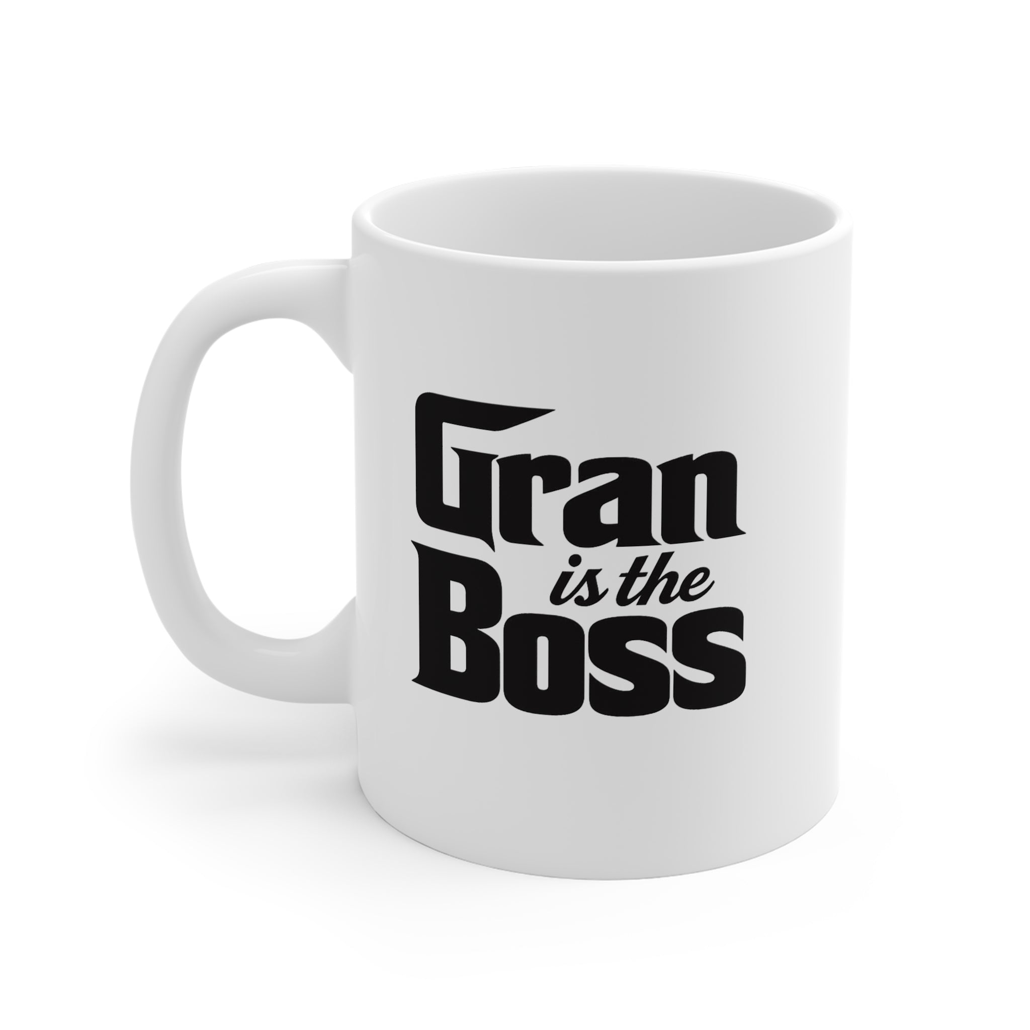 Gran Is The Boss Mug – Funny Grandmother Coffee Cup, Gift for Grandma