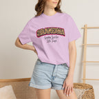 Grandma Floral Retro Tee — "Grandma: Grandkids Love Her a Little Teacup"