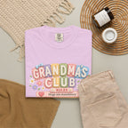 Grandma's Club T-Shirt — Cute Floral 'Grandma's Club' Rules Tee