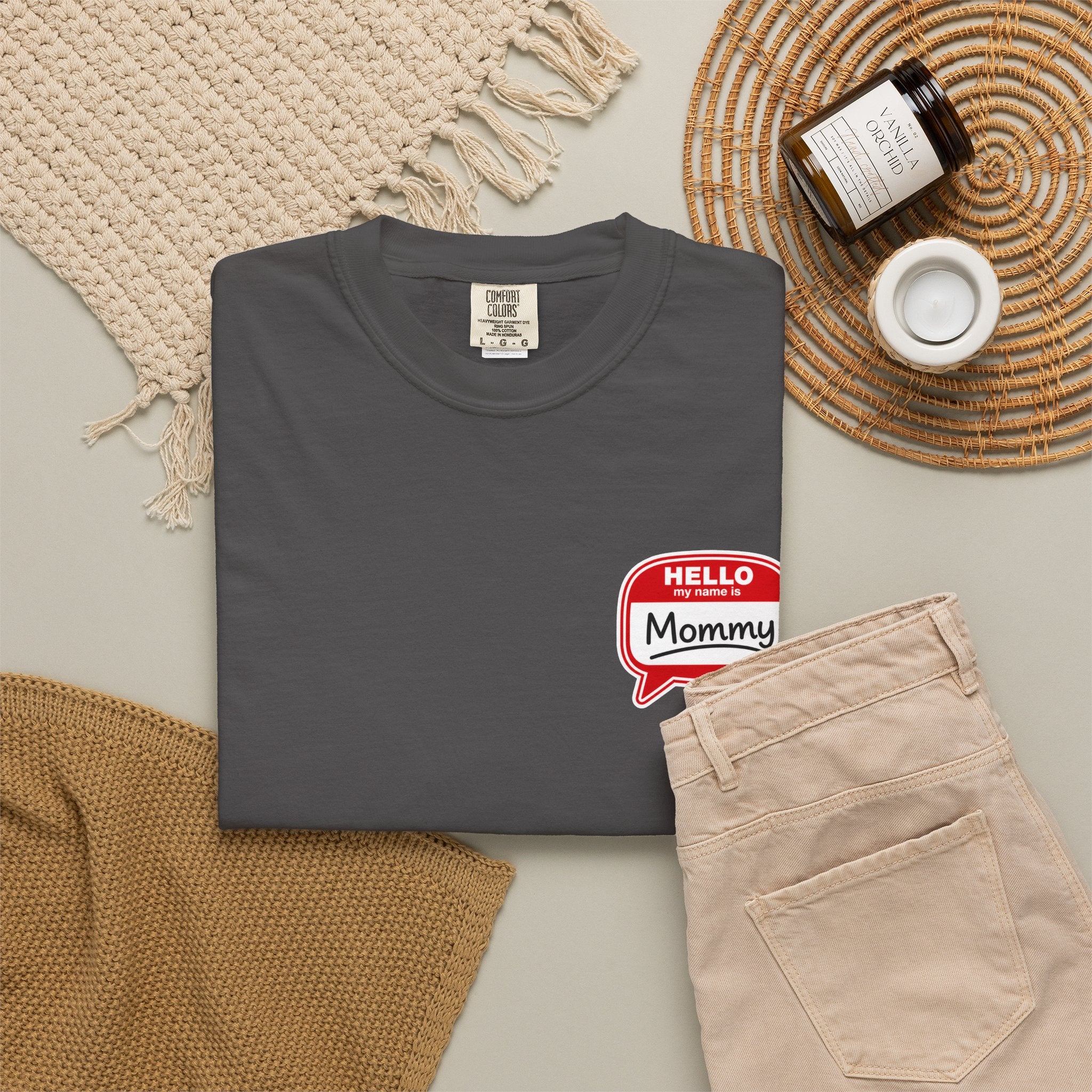 Hello Mommy T-Shirt — Cute Speech Bubble Mom Tee