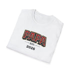 Papa Est. 2026 T-Shirt — New Dad Gift Tee