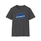 Super Grandpa Scotland Flag/Scottish themed T-Shirt — Retro Comic Father's Day Gift for Grandfathers