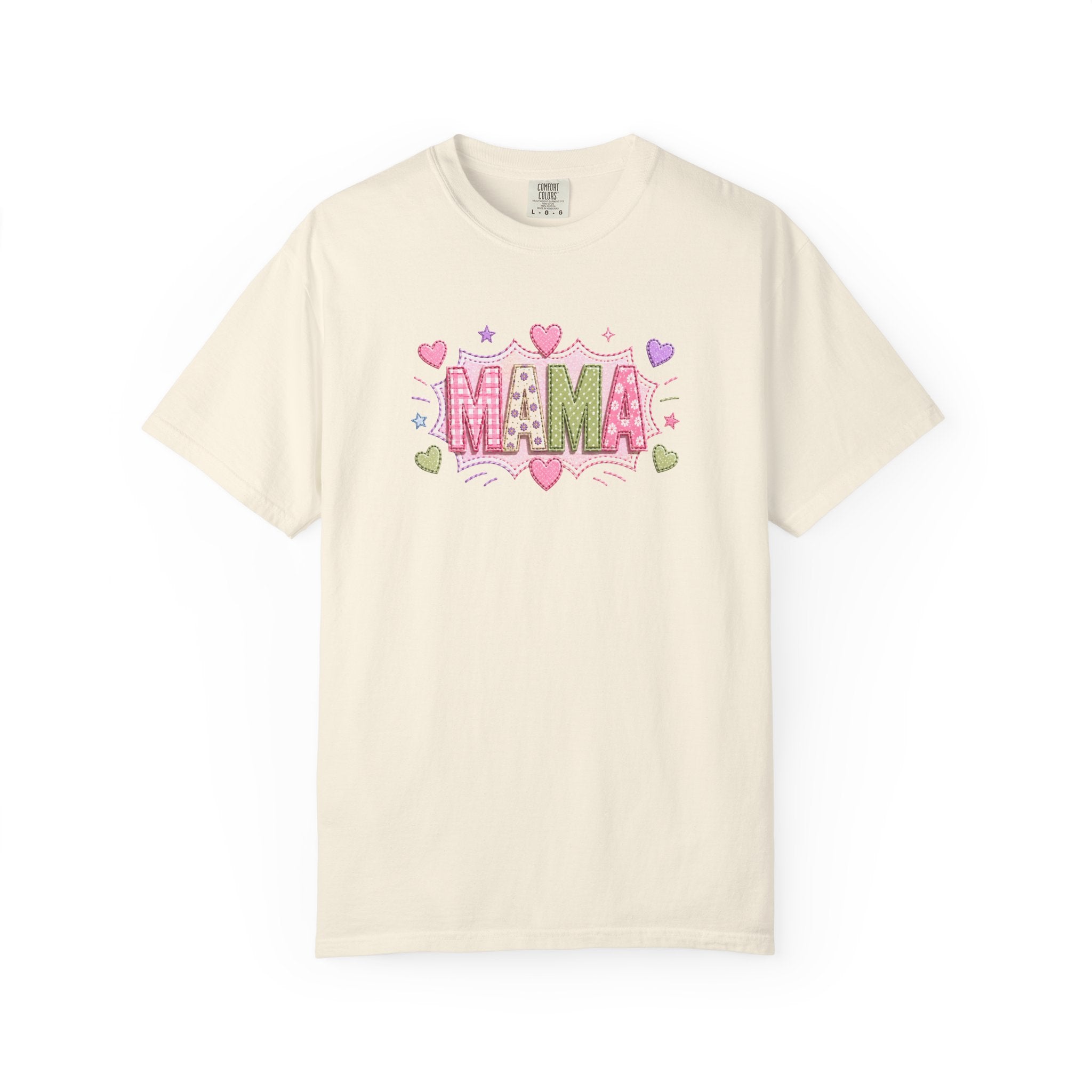 Mama Floral Heart T-Shirt — Cute Pink "MAMA" Mother's Day Tee