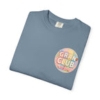 T-Shirt — "Gran Club" Retro Floral Badge Tee
