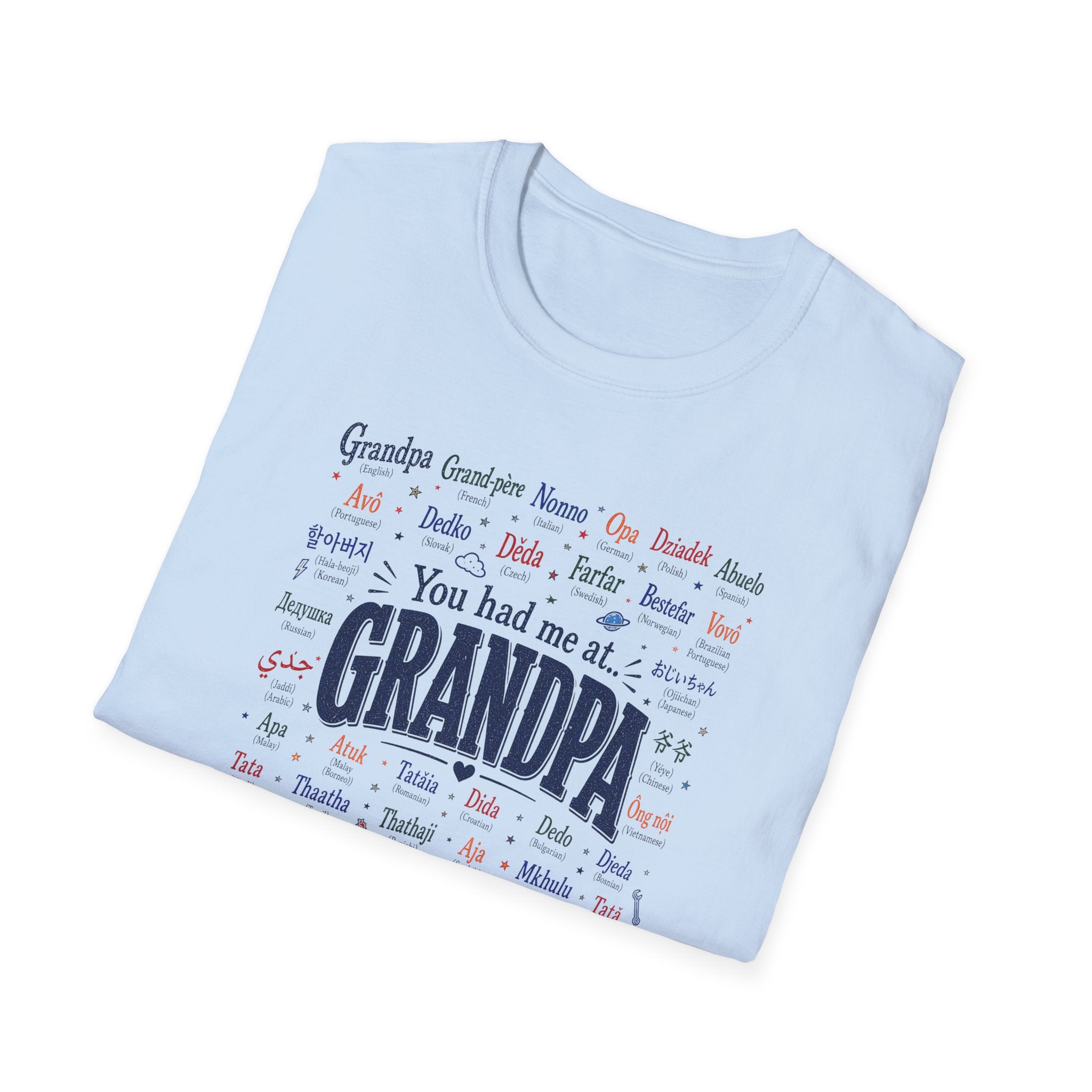 You Had Me at Grandpa T-Shirt — Retro Family Name Gift for Grandfathers