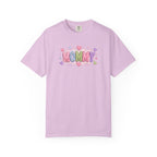 Mommy Hearts T‑Shirt — Cute Pastel 'MOMMY' Graphic Tee for Mother's Day & New Moms