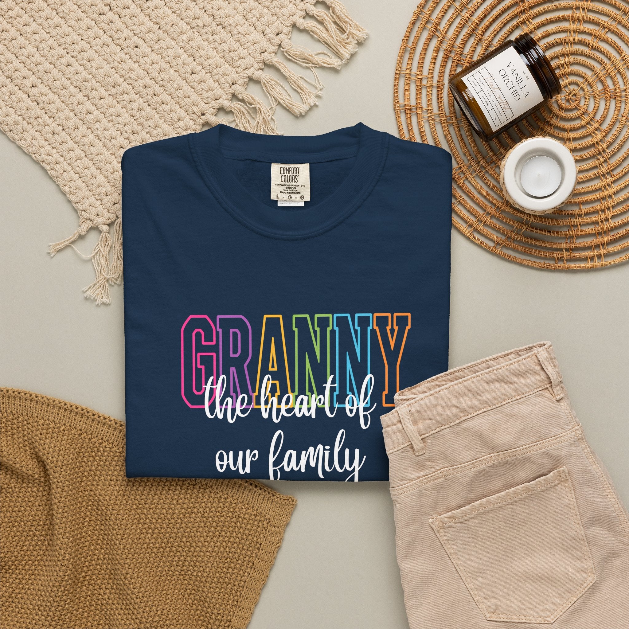Grandma "the heart of our family" T-Shirt